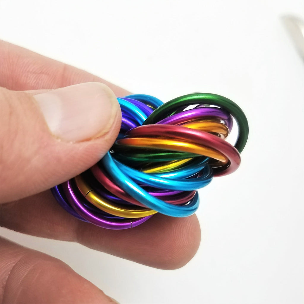 Möbii® RAINBOW Collection: Shiny Multicolor Fidget Stress Balls